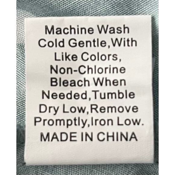 CALVIN KLEIN 3/4 SLV, PULL-OVER, FRONT QTR. ZIP, WOMENS, L, BLACK/GOLDTONE DECOR - Picture 10 of 10